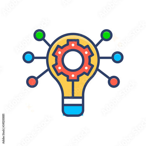 innovation search Vector Icon
