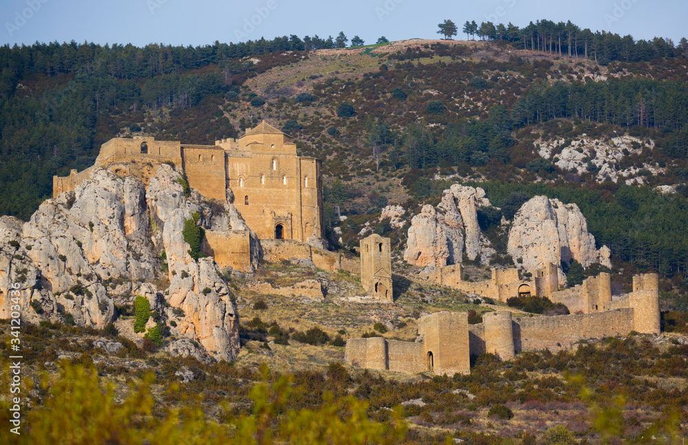 Romanesque Castle de Loarre. Loarre. Huesca. Spain