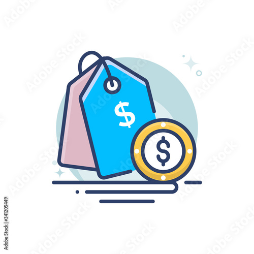 sell shares Vector Icon