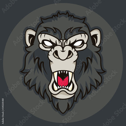 wild gorilla spirit creative design