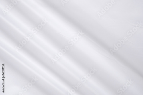 White plastic film wrap texture background