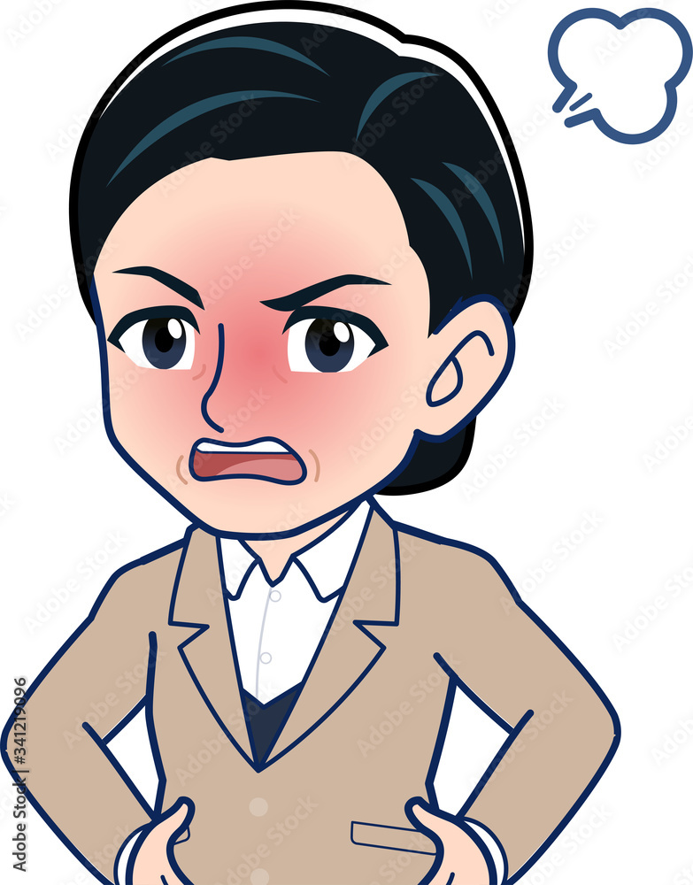 中堅の女子社員