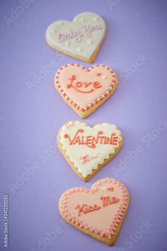 heart shaped cookies