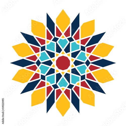 Islamic seamless vector mandala