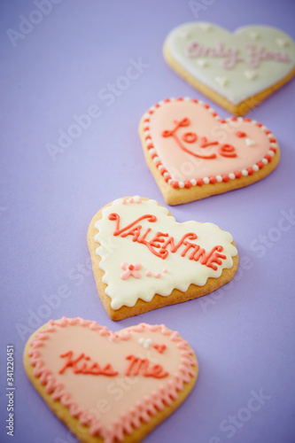 heart shaped cookies