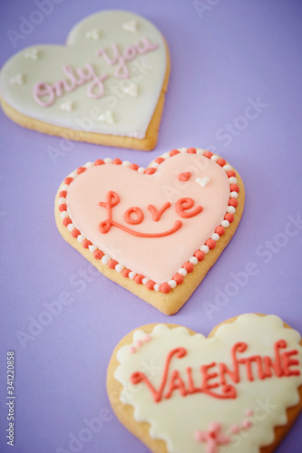 heart shaped cookies
