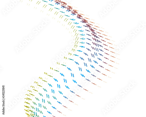 Abstract background blend wave line design for Wallpaper, Banner, Background, Card, Book Illustration, landing page