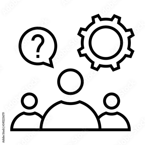 Effective teamwork, workforce infographic concept. Conceptual web illustration for business.