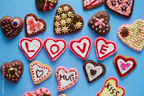 Polymer clay made sugar cookies icing 