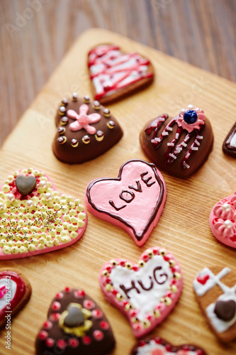 Polymer clay made sugar cookies icing 