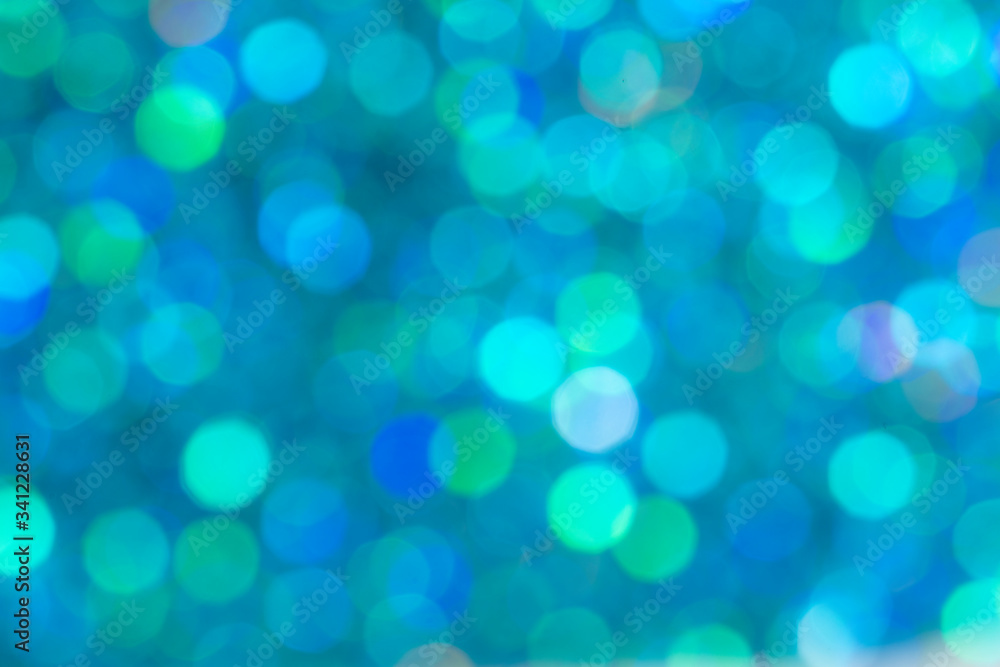 Abstract bright blue bokeh background Abstract bright blue bokeh background