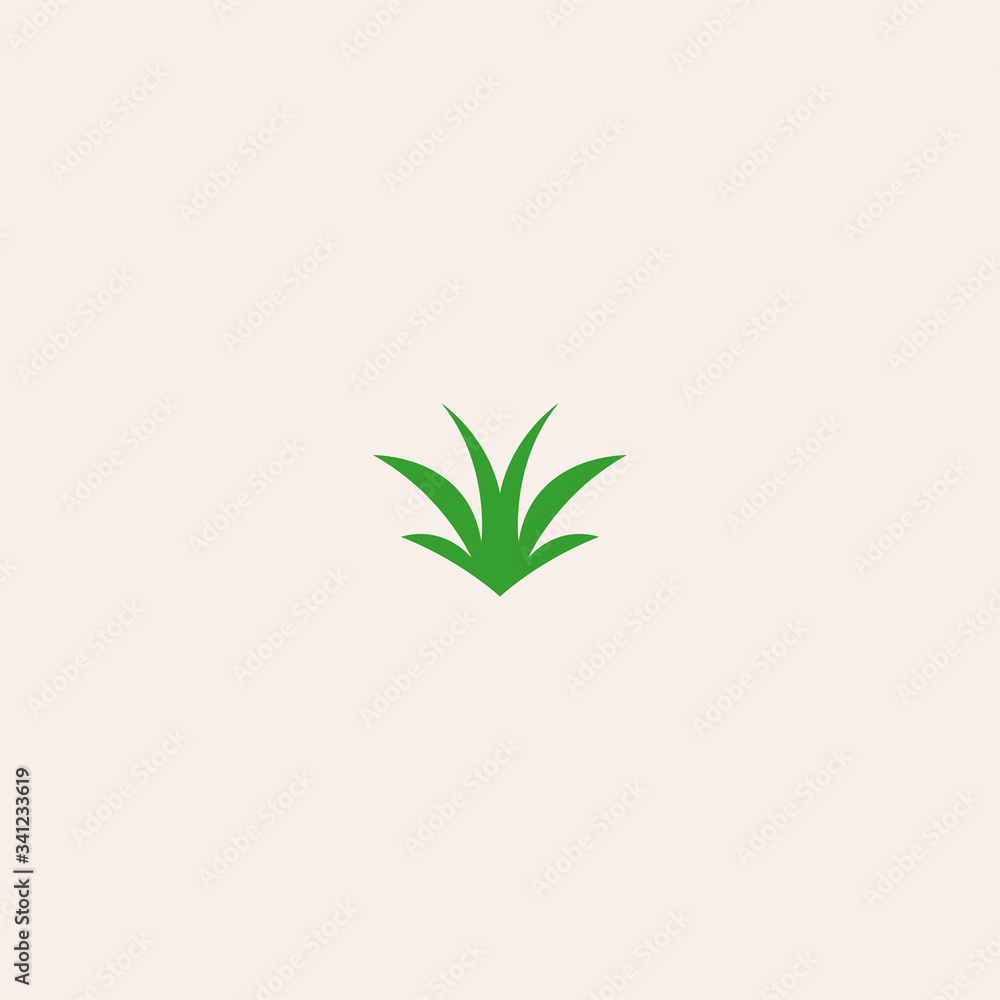 Leaf logo template design in Vector illustration 