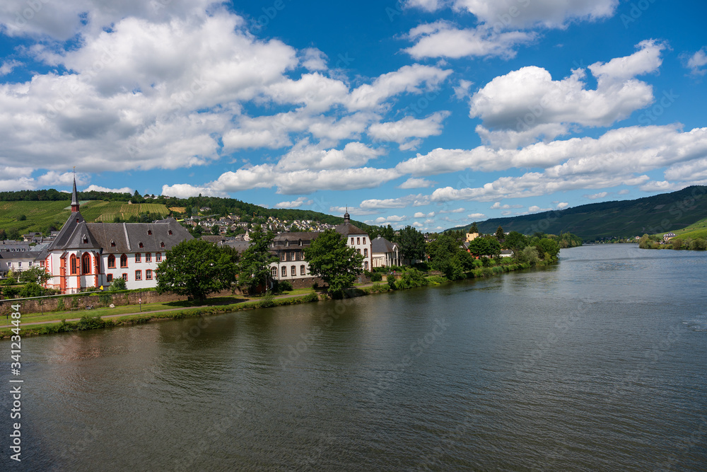 panoramic view of the old town, Bernkastel-Kues Germany