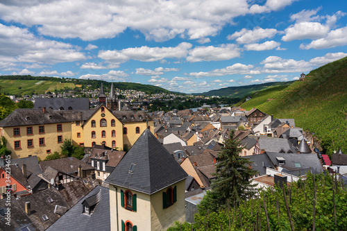 panoramic view of the old town, Bernkastel-Kues Germany