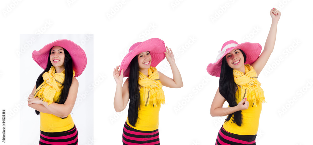 Girl preparing for summer vacation Girl preparing for summer vacation