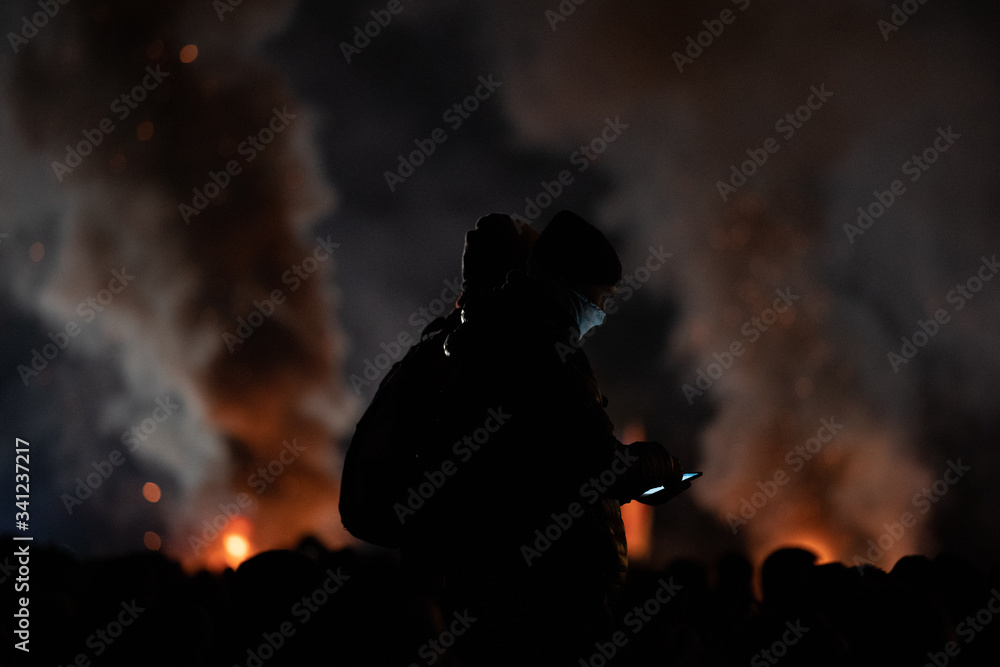 Fototapeta premium independentismo catalan