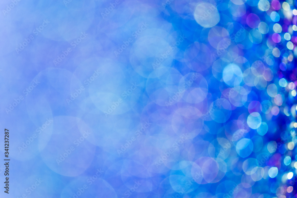 Abstract bright blue bokeh background Abstract bright blue bokeh background
