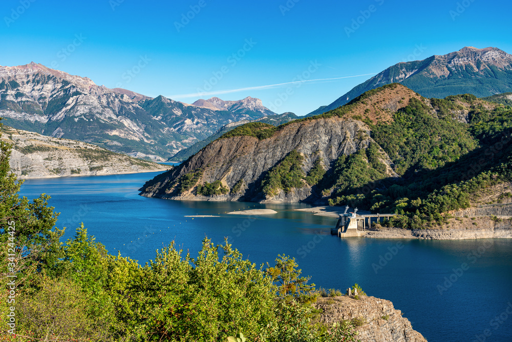 Lake Serre-Poncon, Lac de Serre-Poncon is a lake in southeast France near Gap.