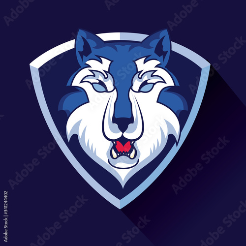wild wolf spirit creative design