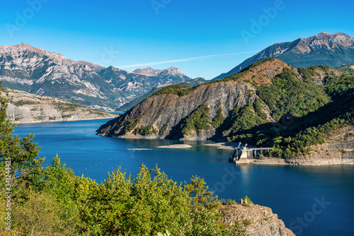 Lake Serre-Poncon, Lac de Serre-Poncon is a lake in southeast France near Gap.