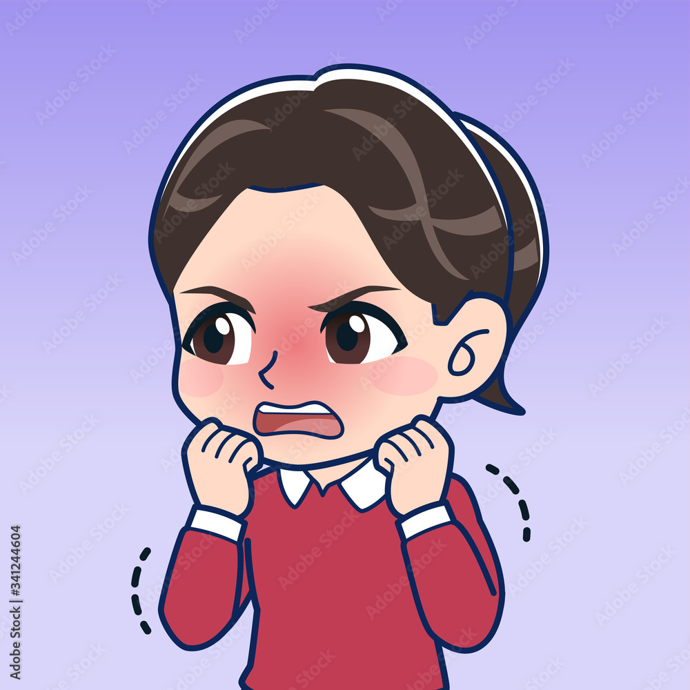 ポニーテールの小学生