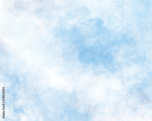  blue and white Abstract watercolor texture background 