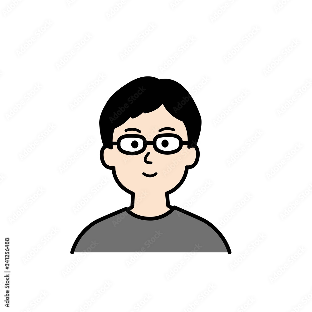 家族の上半身イラスト 家族の上半身イラスト