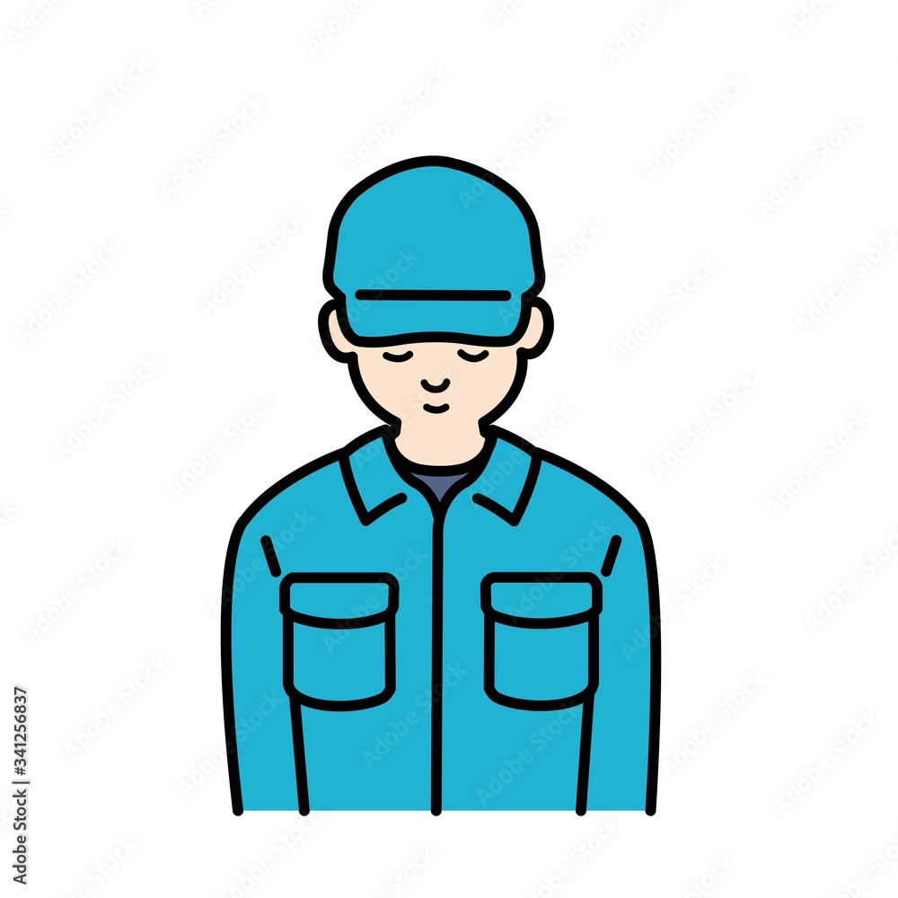 現場作業員のイラスト
