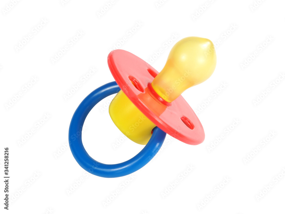 Baby pacifier isolated on white Baby pacifier isolated on white