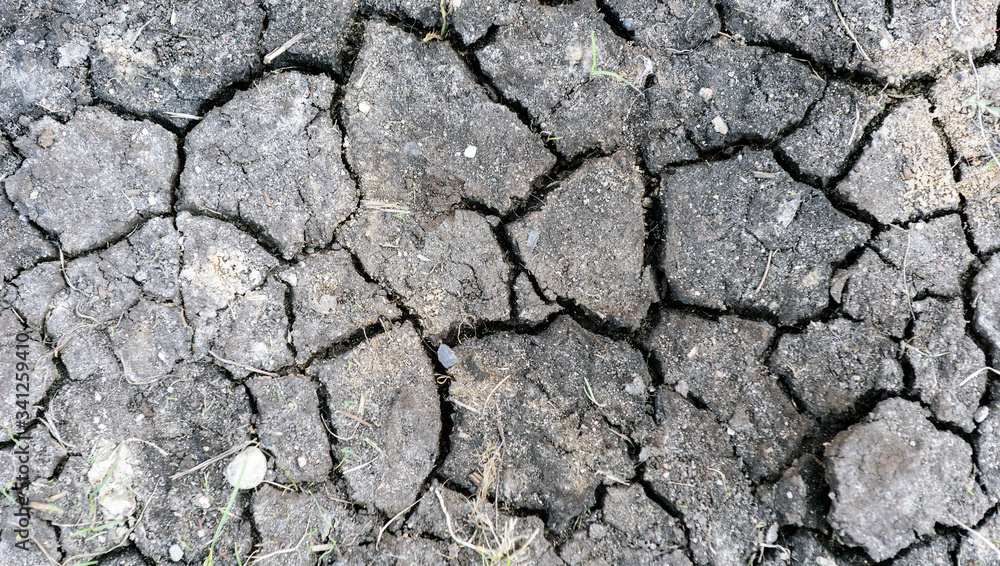 cracked black earth in the dry season cracked black earth in the dry season