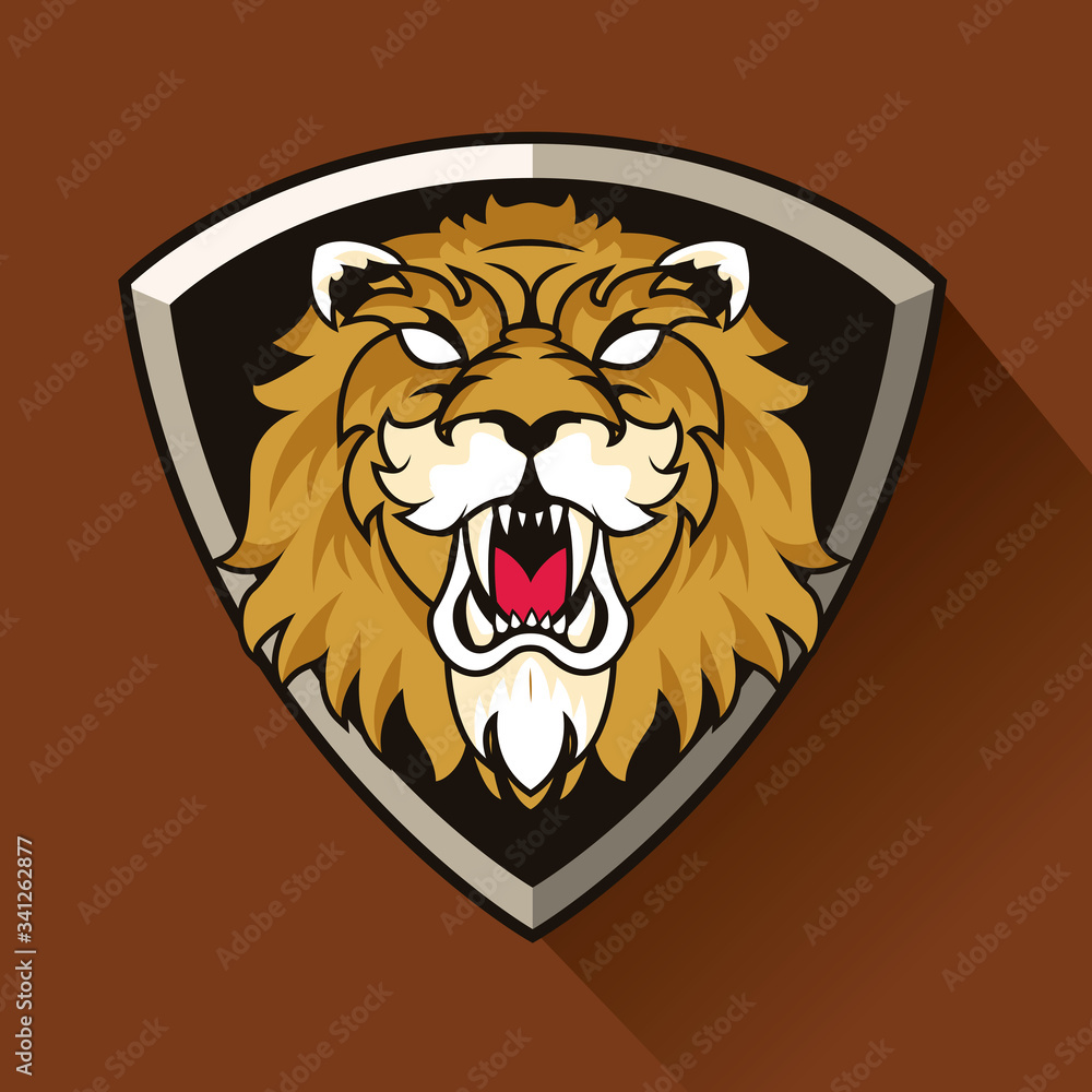 Obraz premium wild lion spirit creative design