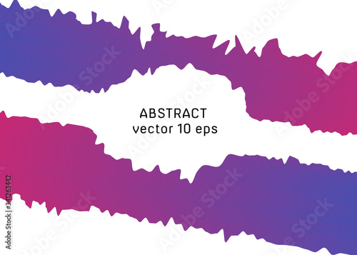 The background is abstract with colorful trend colors of blue, red and purple. Vector illustration of a screen saver with space for text.