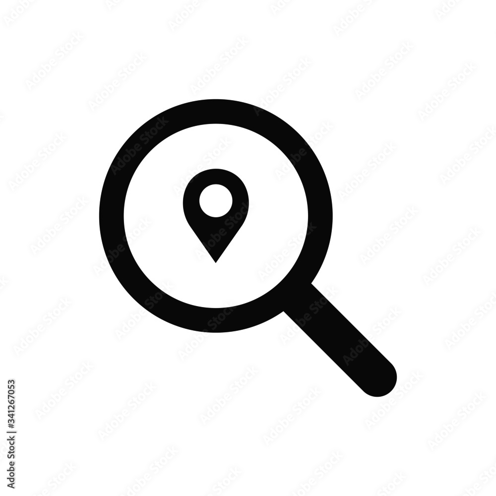 vector illustration of search icon vector illustration of search icon