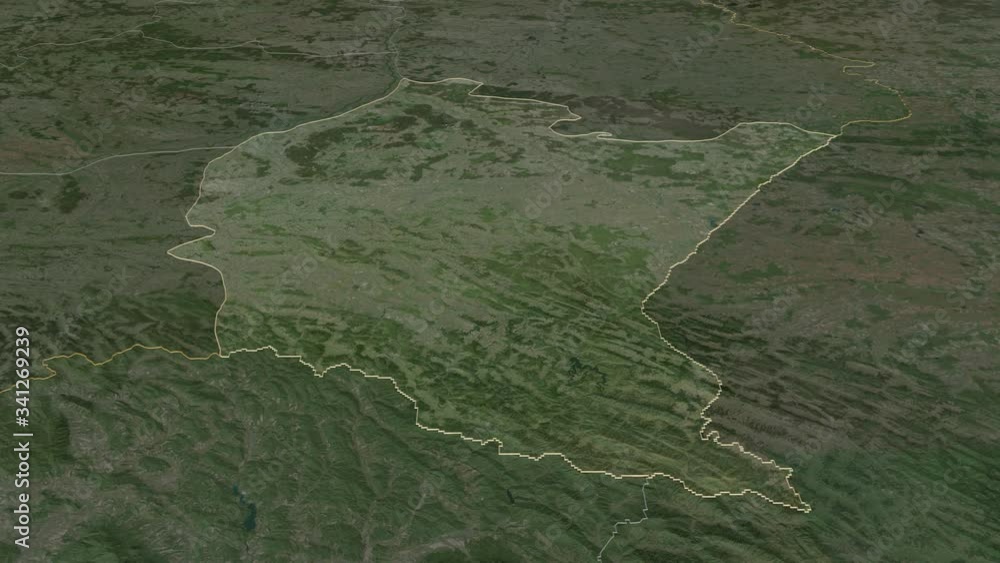 Subcarpathian, voivodeship with its capital, zoomed and extruded on the satellite map of Poland in the conformal Stereographic projection. Animation 3D Subcarpathian, voivodeship with its capital, zoomed and extruded on the satellite map of Poland in the conformal Stereographic projection. Animation 3D