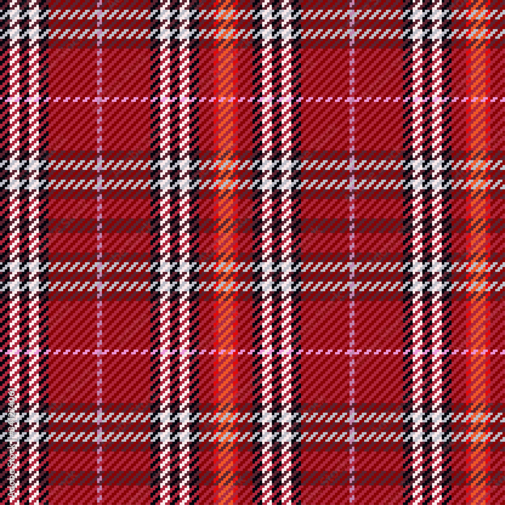 Vector graphic of black, red, maroon and white gingham cloth background with fabric texture. Seamless fabric texture. Suits for Decorative Paper, Covers and Gift Wrap. No gradient. No transparent. Vector graphic of black, red, maroon and white gingham cloth background with fabric texture. Seamless fabric texture. Suits for Decorative Paper, Covers and Gift Wrap. No gradient. No transparent.