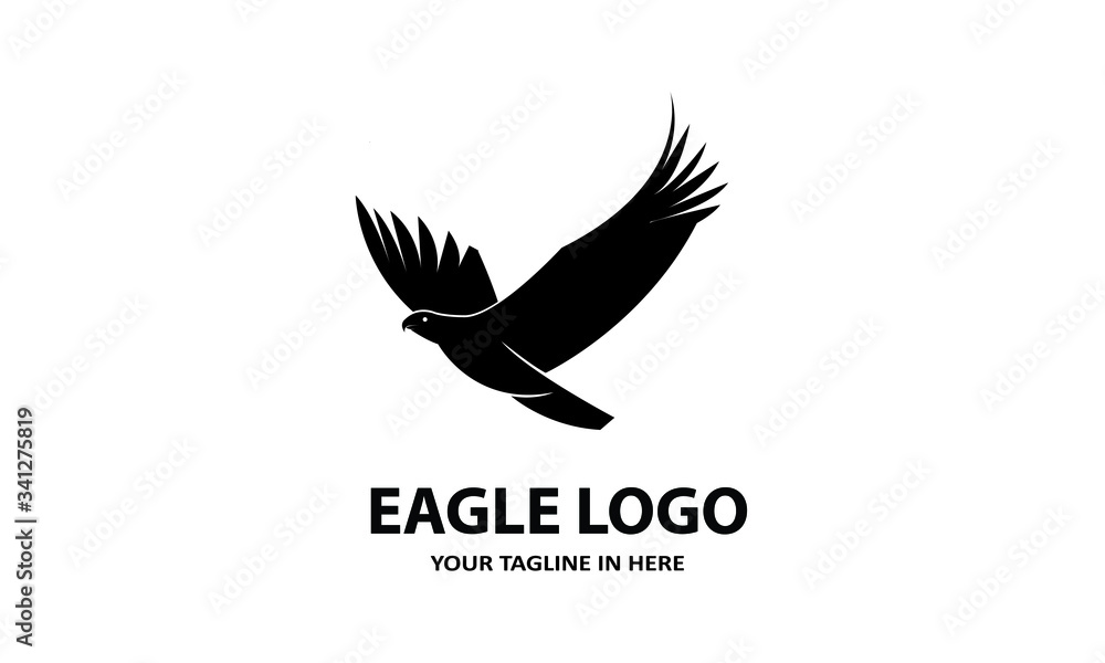 siluet Elang sederhana, cocok untuk simbol bisnis atau logo siluet Elang sederhana, cocok untuk simbol bisnis atau logo