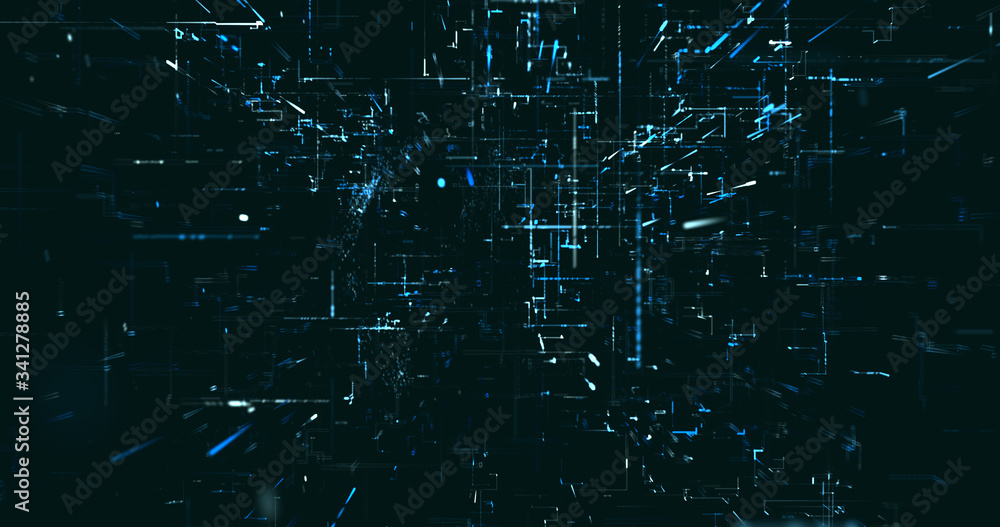 Abstract digital network data background, 3D rendering Abstract digital network data background, 3D rendering