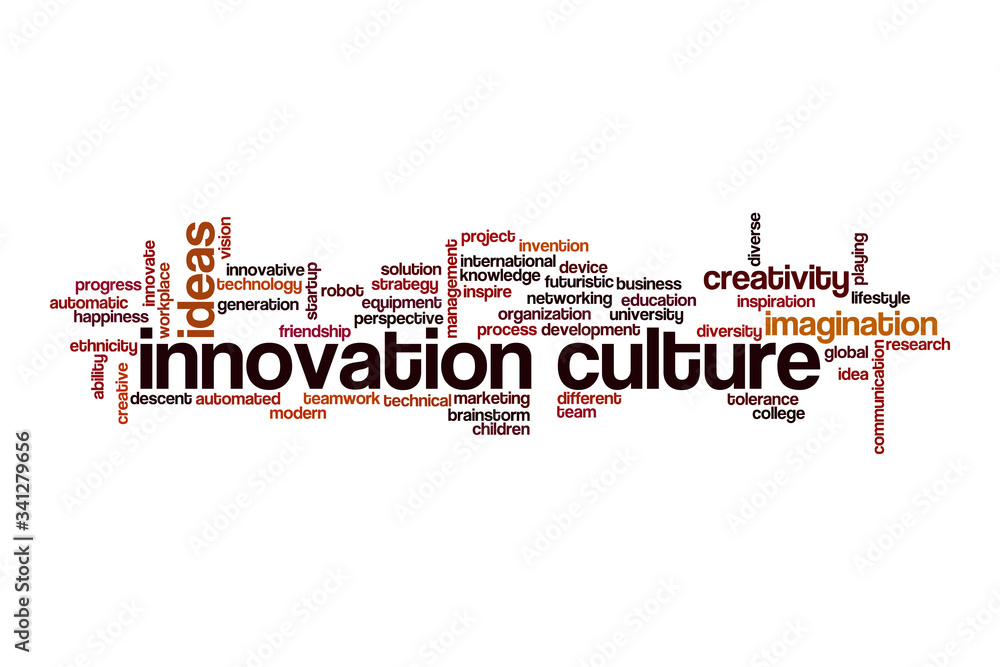 Innovation culture word cloud concept Innovation culture word cloud concept