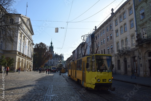 Obraz na płótnie Lwów, Ukraina w salonie