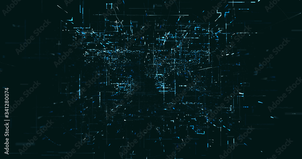 Abstract digital network data background, 3D rendering Abstract digital network data background, 3D rendering