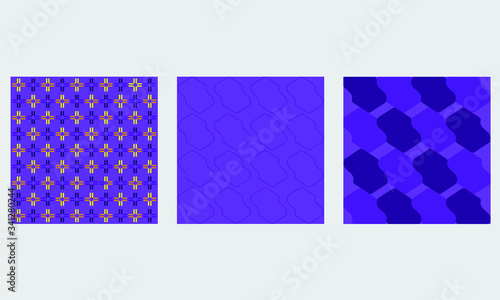 Colorful Abstract Geometric Pattern Design Background Template and Pro Vector Illustration