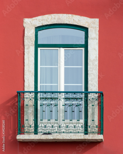 Window in Lisbon Portugal