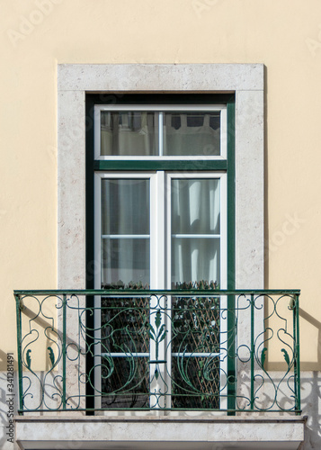 Window in Lisbon Portugal