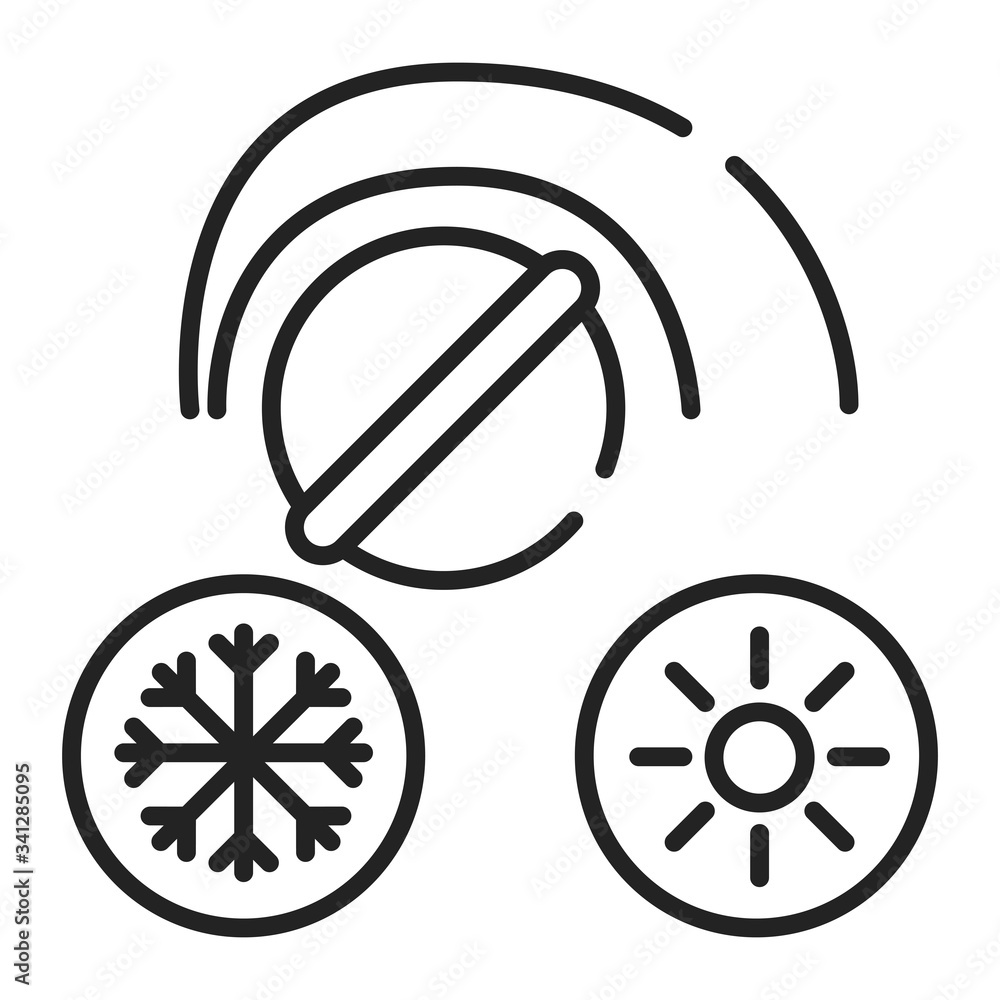 Switching heater black line icon. Option to increase or decrease th temperature or power of device. Pictogram for web page, mobile app, promo. UI UX GUI design element Switching heater black line icon. Option to increase or decrease th temperature or power of device. Pictogram for web page, mobile app, promo. UI UX GUI design element