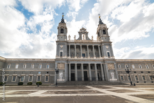 Almudena Cathedral in downtown Madrid
