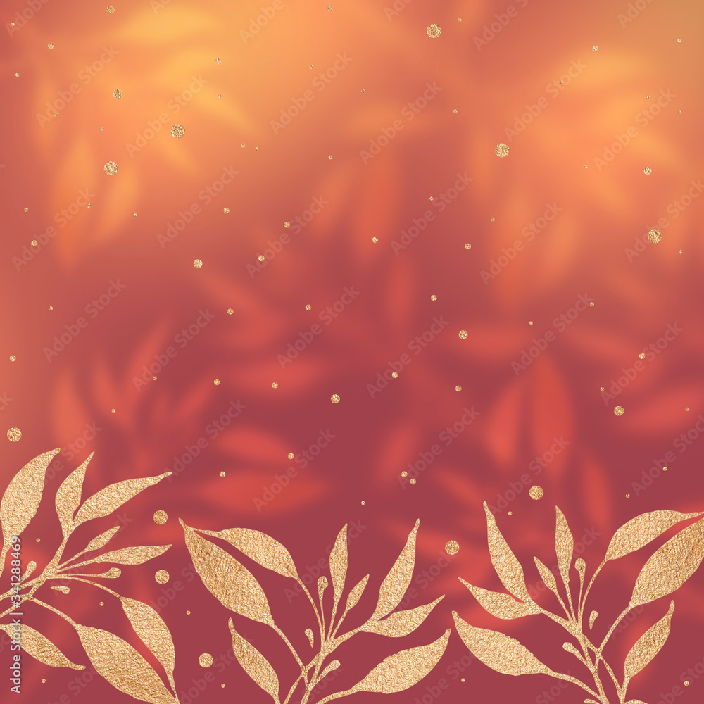 autumn background with leaves. illustration background with golden leaves with space for text autumn background with leaves. illustration background with golden leaves with space for text