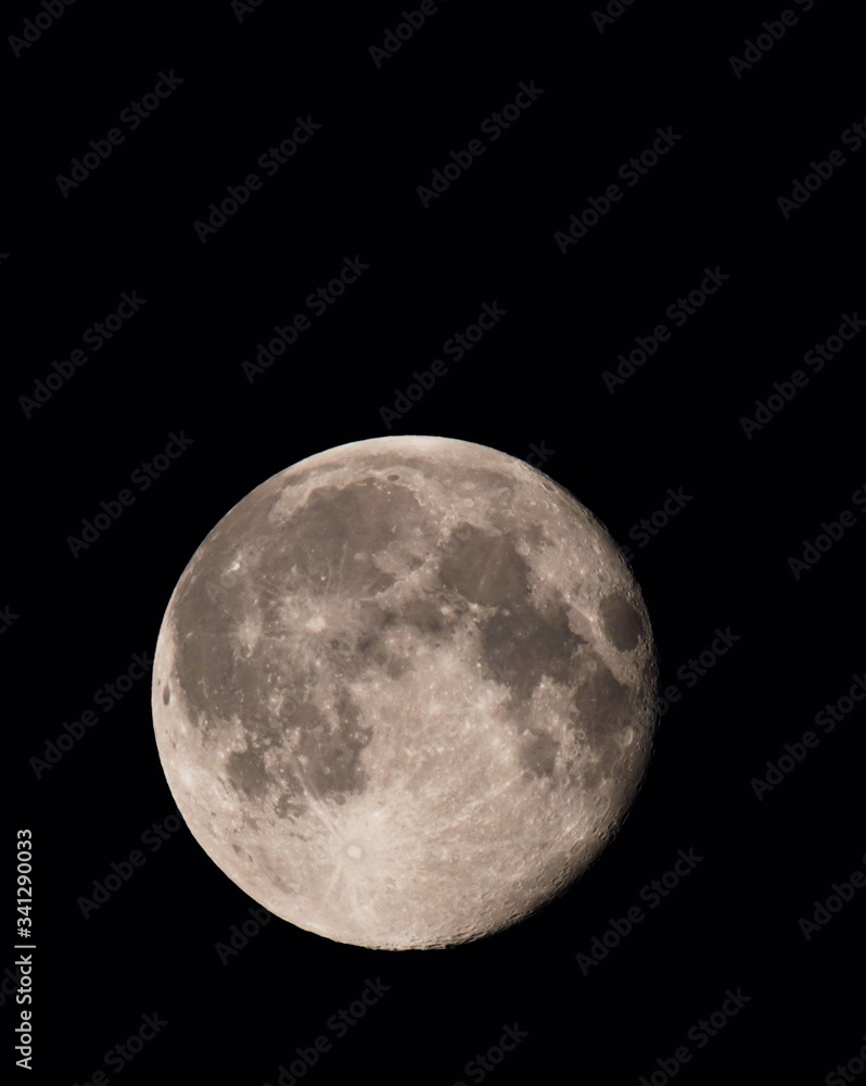 Full frame of the Supermoon.. 2020/04/08 Barcelona, Spain Full frame of the Supermoon.. 2020/04/08 Barcelona, Spain