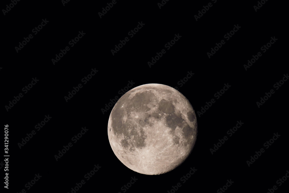 Full frame of the Supermoon.. 2020/04/08 Barcelona, Spain Full frame of the Supermoon.. 2020/04/08 Barcelona, Spain