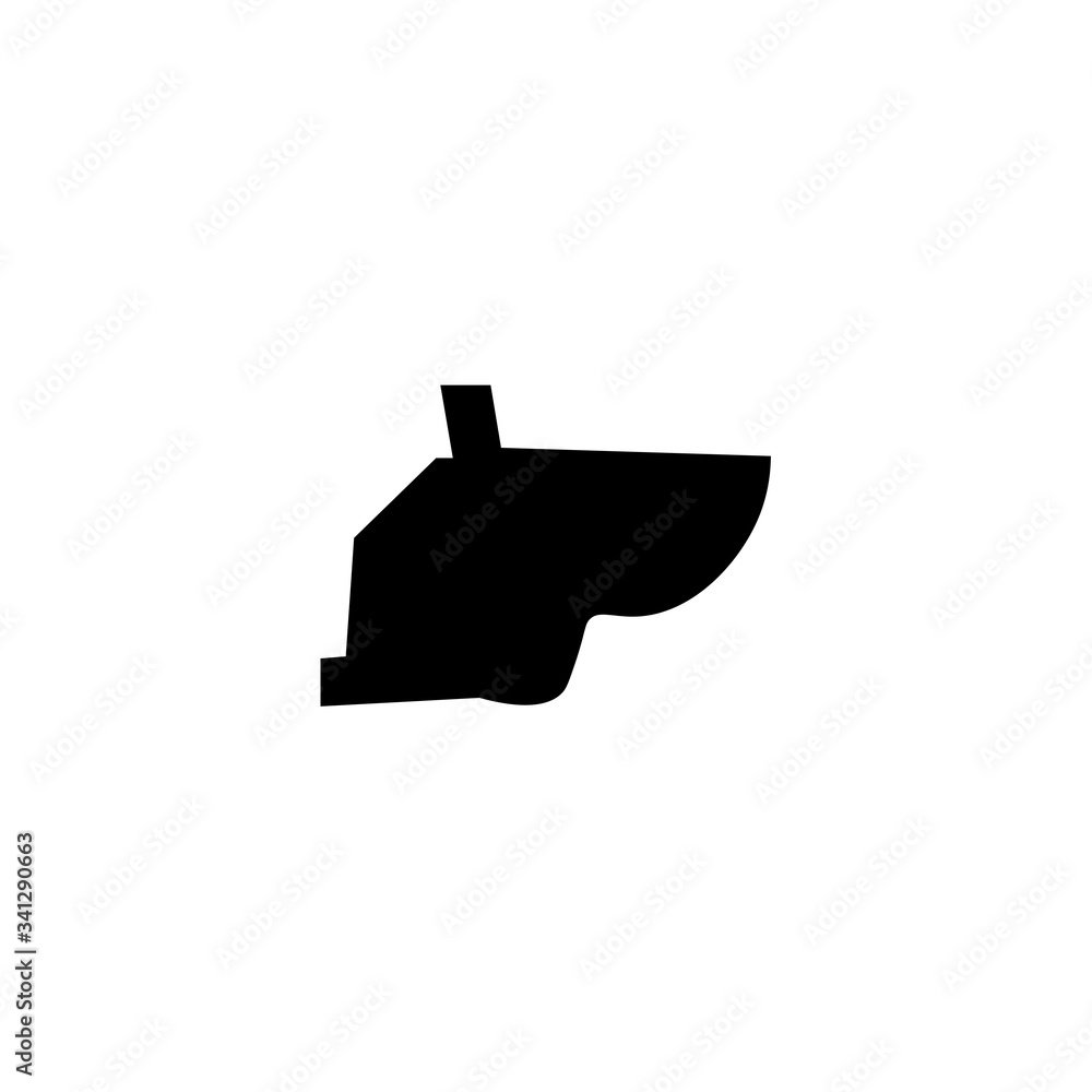 Obraz premium Liver sign. Human internal organs eps ten