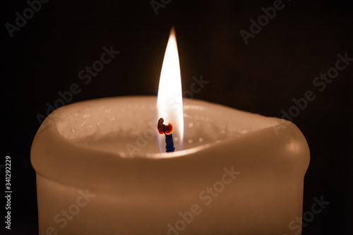 candlelight with dark background
